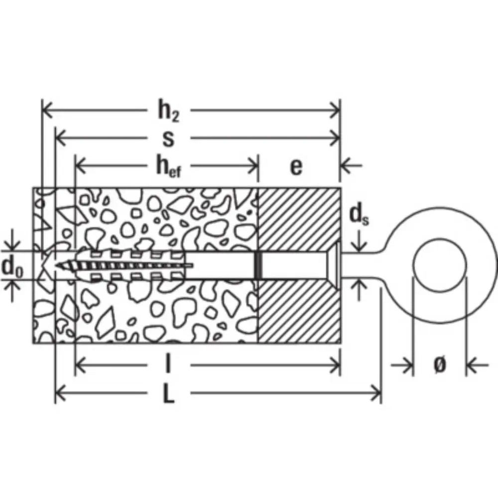 Fischer Dübel S 14 ROE 70