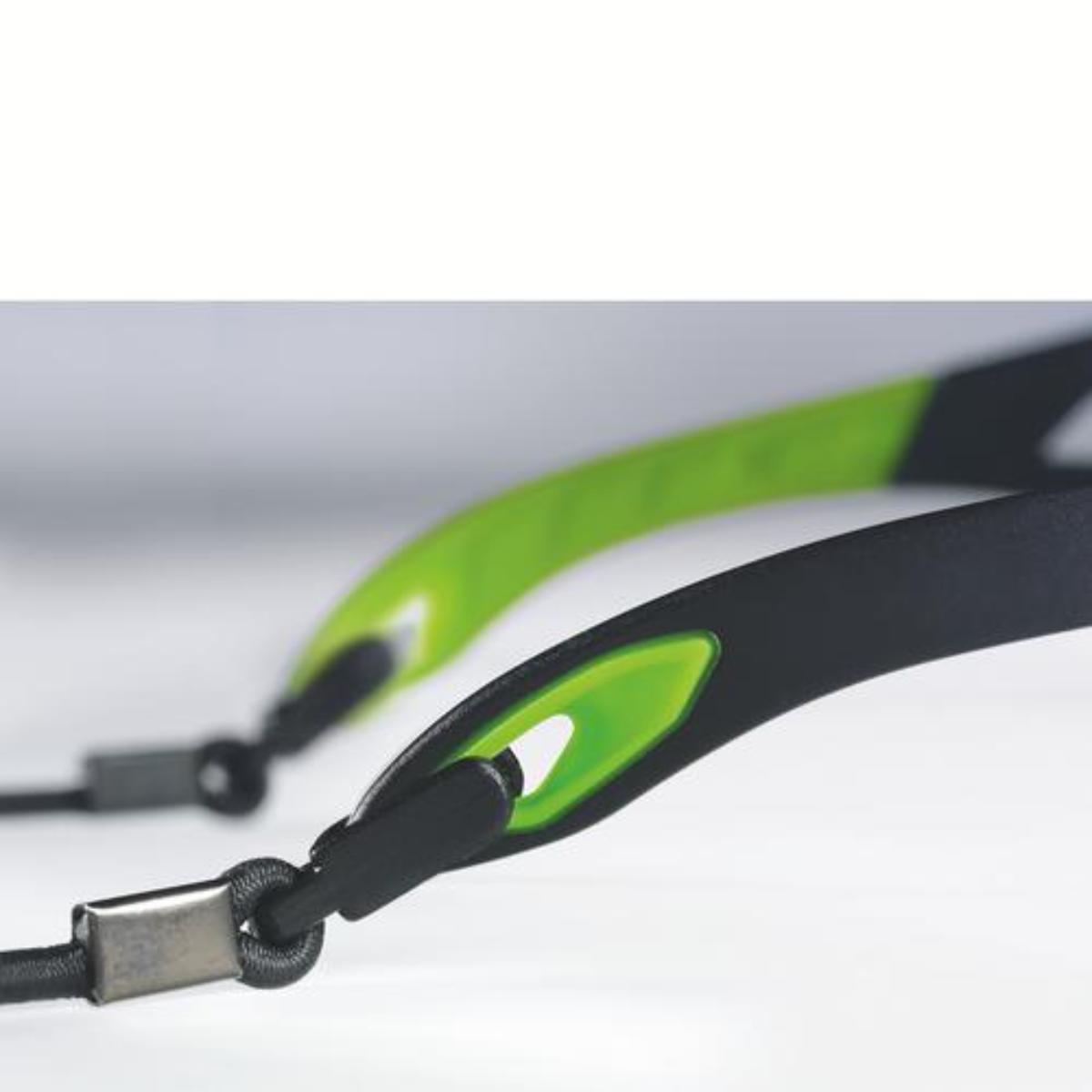 uvex Bügelbrille pheos schwarz, grün