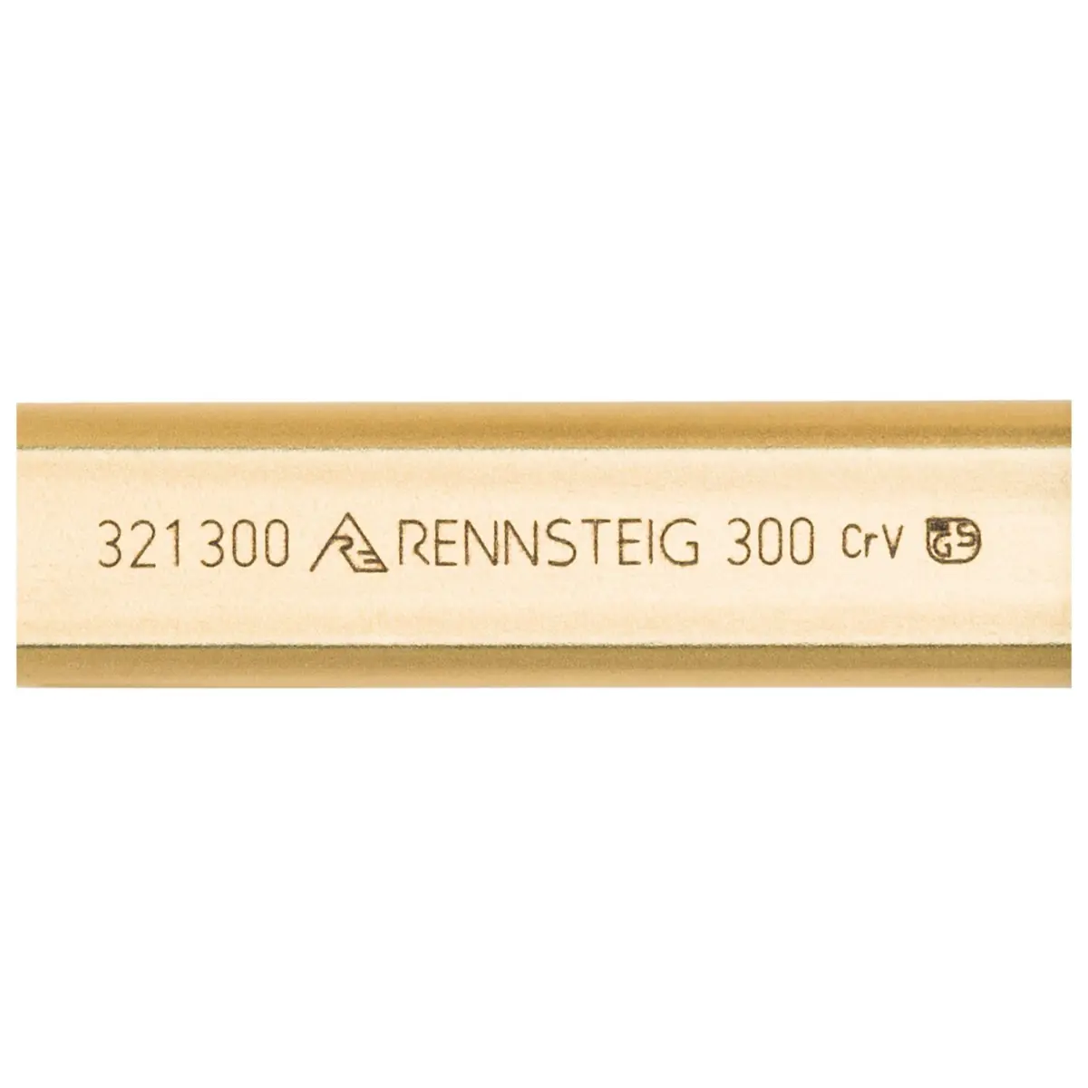 Rennsteig Kreuzmeißel mit Handschutz 9 x 300 mm, poliert