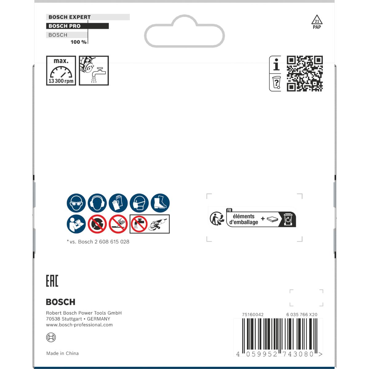 Bosch PRO Multi Material X-LOCK Diamanttrennscheibe, 115 x 22,23 mm