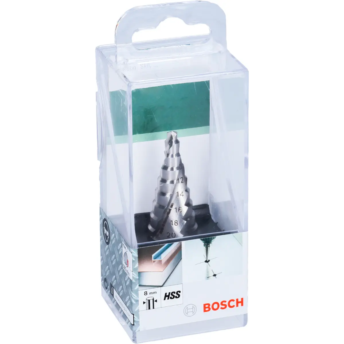 Bosch Stufenbohrer HSS D= 4,0 - 20,0 mm, L= 75 mm