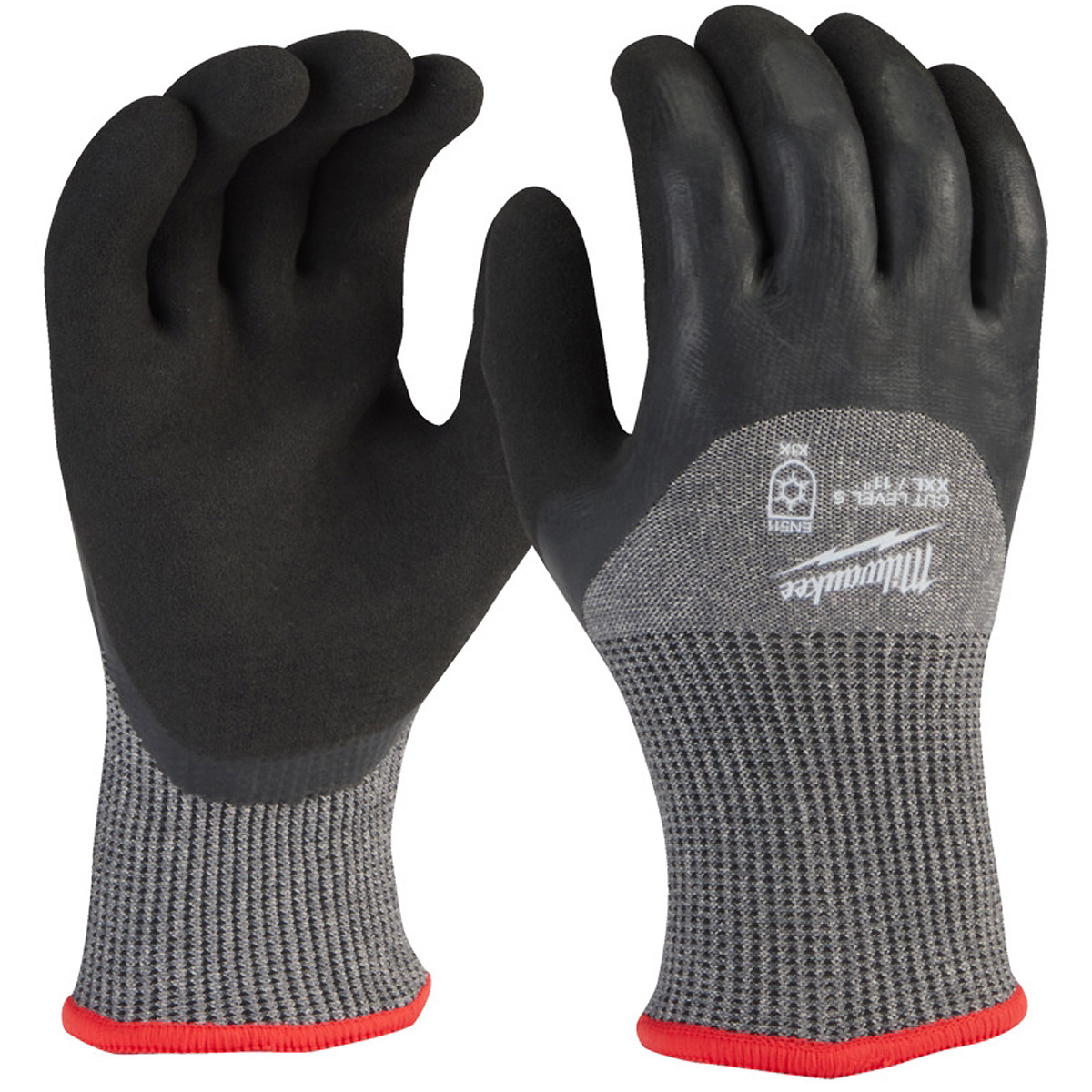 Milwaukee - Kälte-Schnittschutzhandschuhe E 7/S , 12 Stück