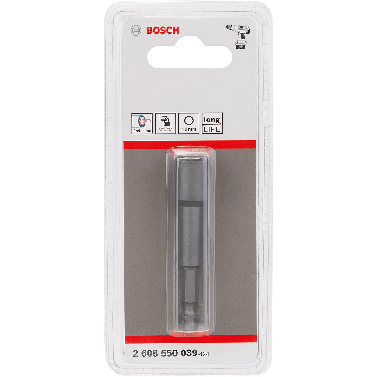 Bosch Steckschlüssel mit Magnet in Verbindung mit Tiefenanschlag 3 600 552 506/3 600 552 507