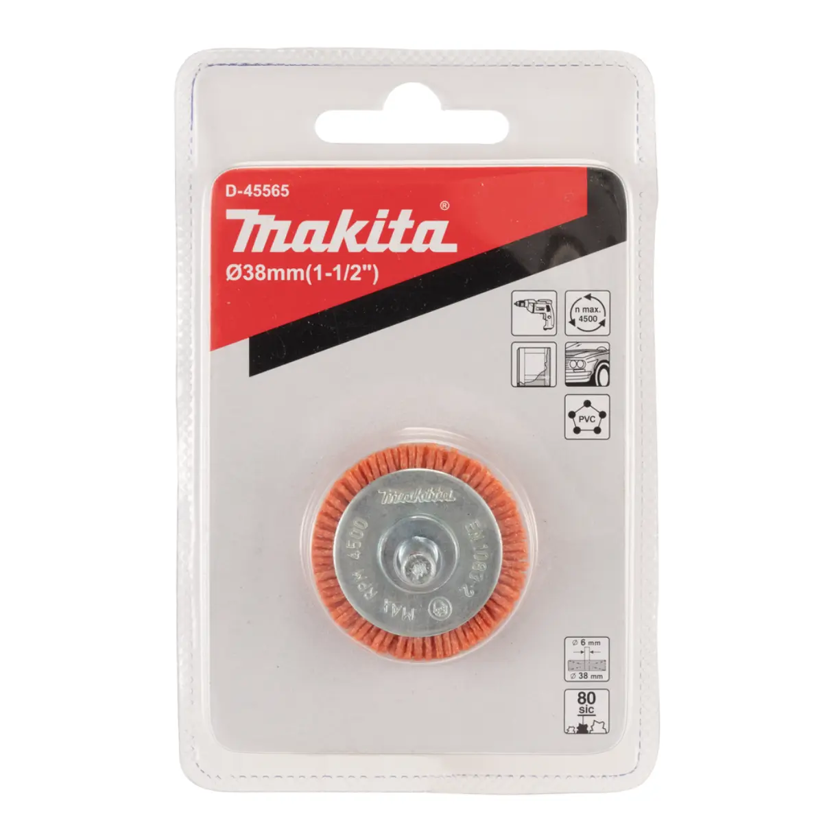 Makita Rundbürste 38mm Nylon grob - D-45565
