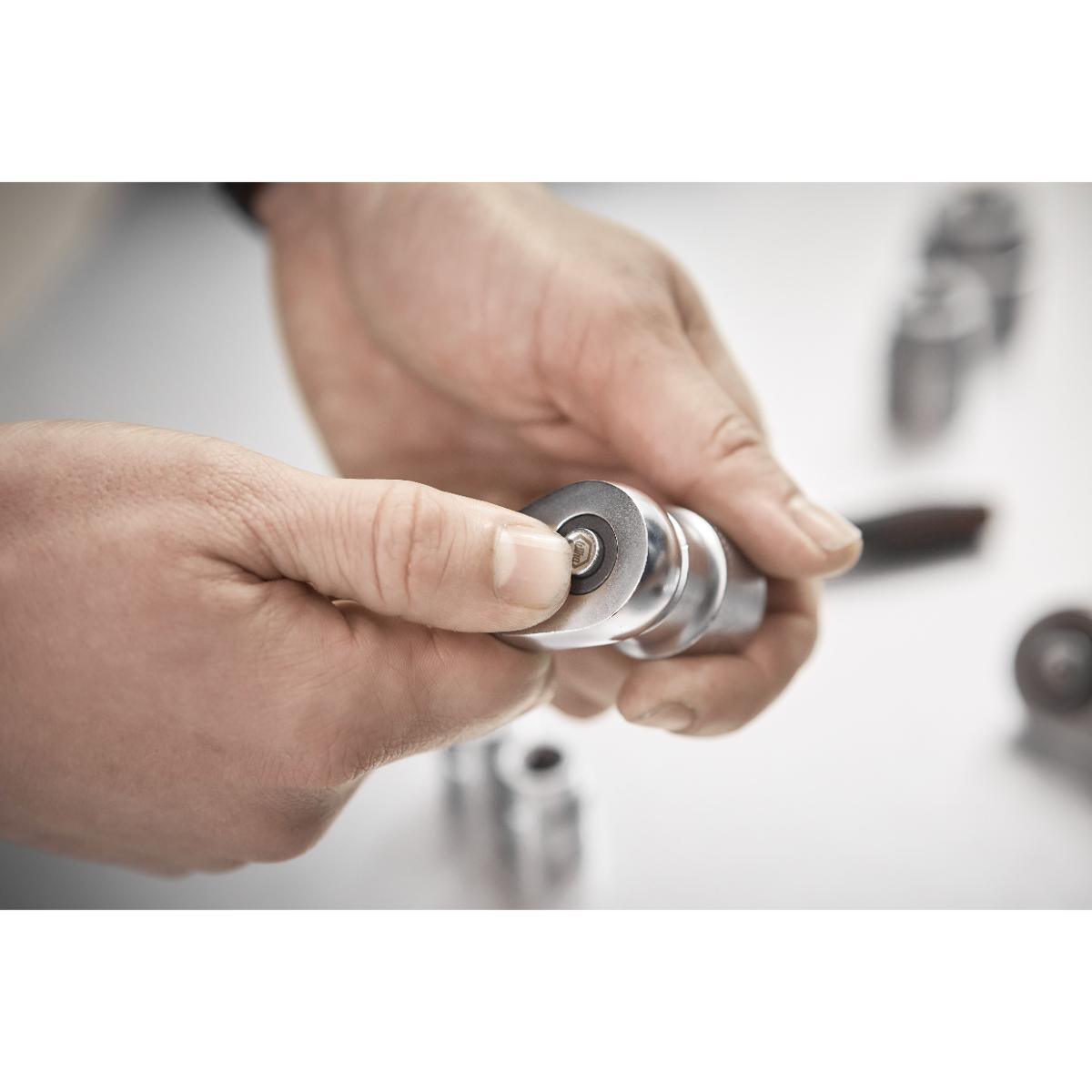 Wiha Umschaltknarre 3/8 zoll mit Druckknopf und Kugelsicherung