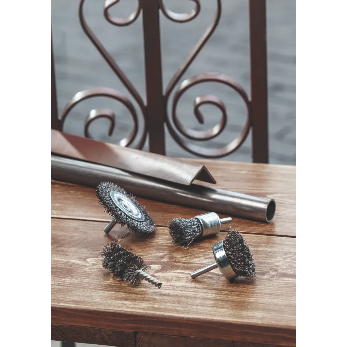 Bosch Drahtbürsten-Set 4tlg. Drahtbürsten-Set, 4-tlg.