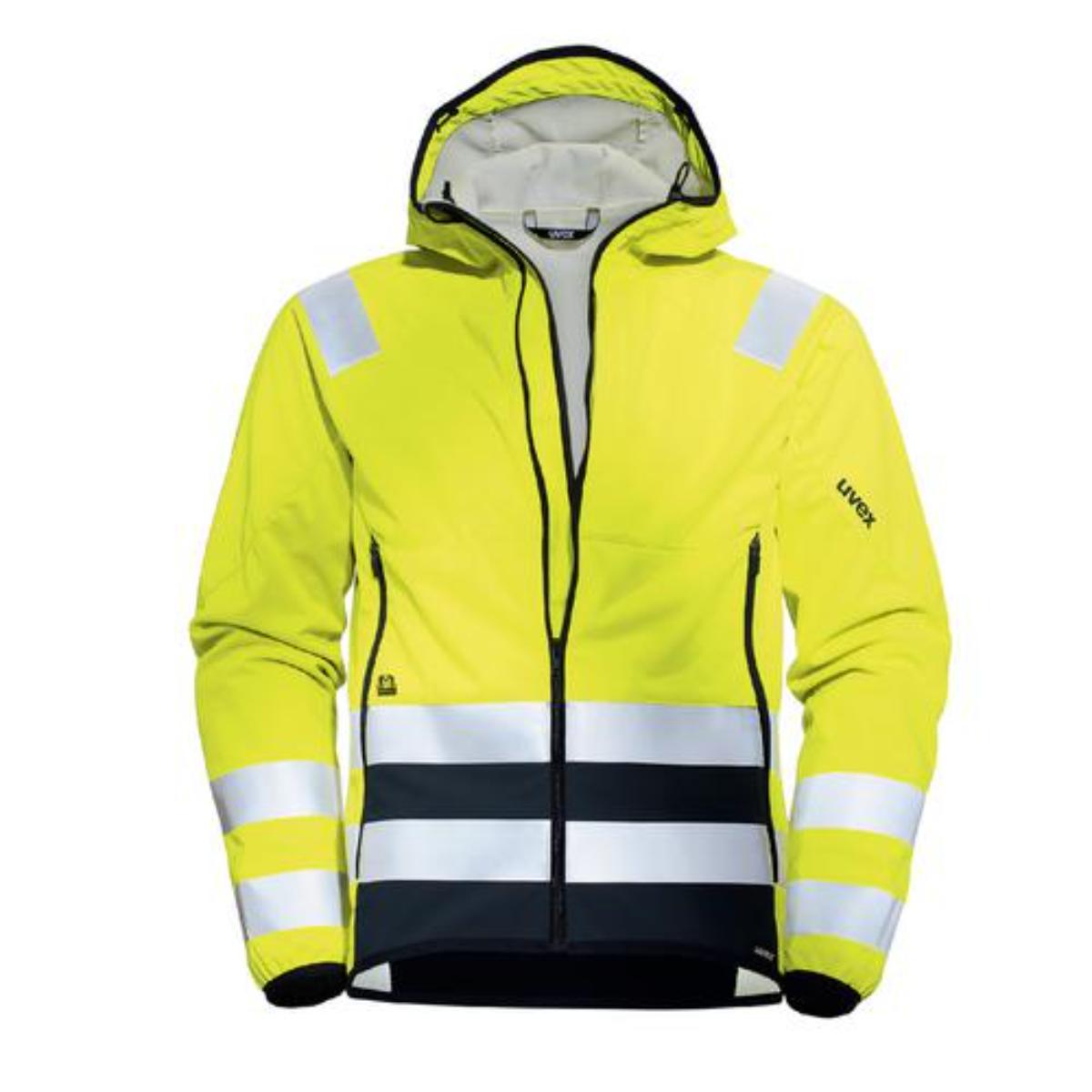 uvex protection flash + storm Softshelljacke