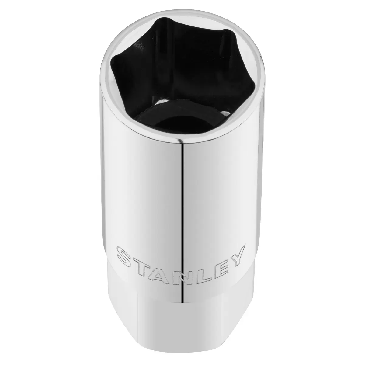 STANLEY 1/2 Zoll Zündkerzenschlüssel 21 mm mit MaxiDrive-Profil