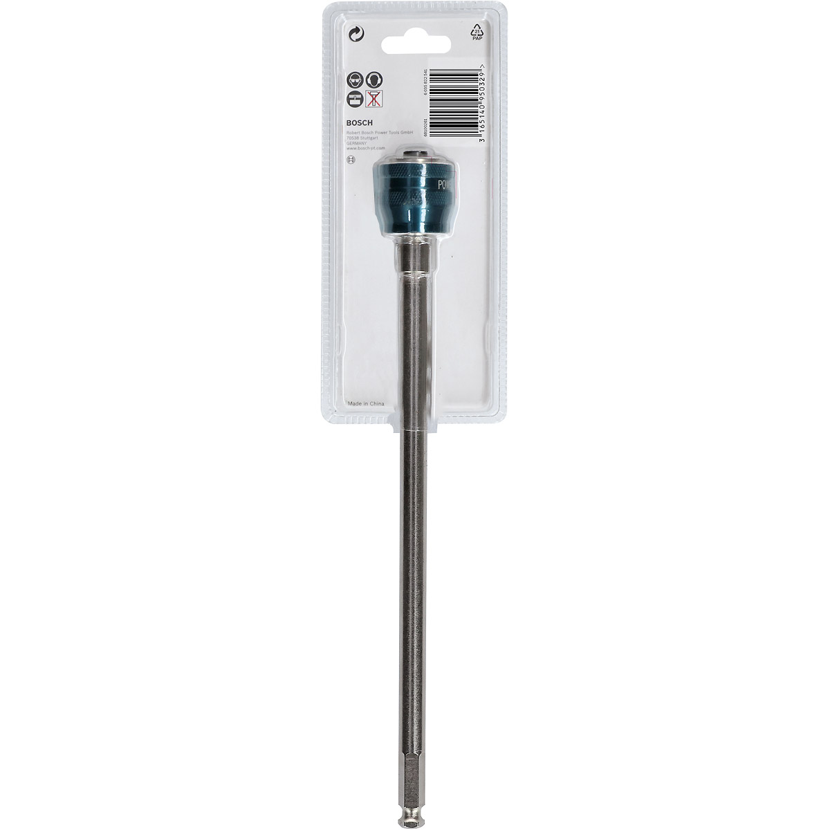 Bosch Verlängerungsstange 300 mm/ 12 Zoll und PC Plus-Dorn 7/16 Zoll, 11 mm