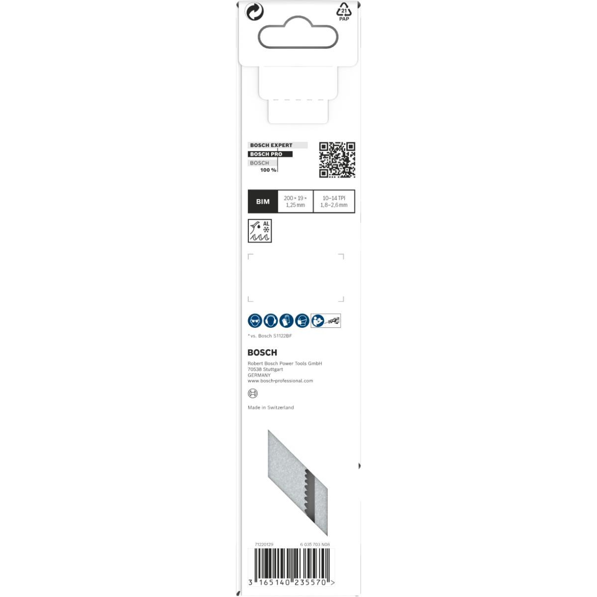 Bosch PRO Säbelsägeblatt S 1025 VF Heavy for Metal