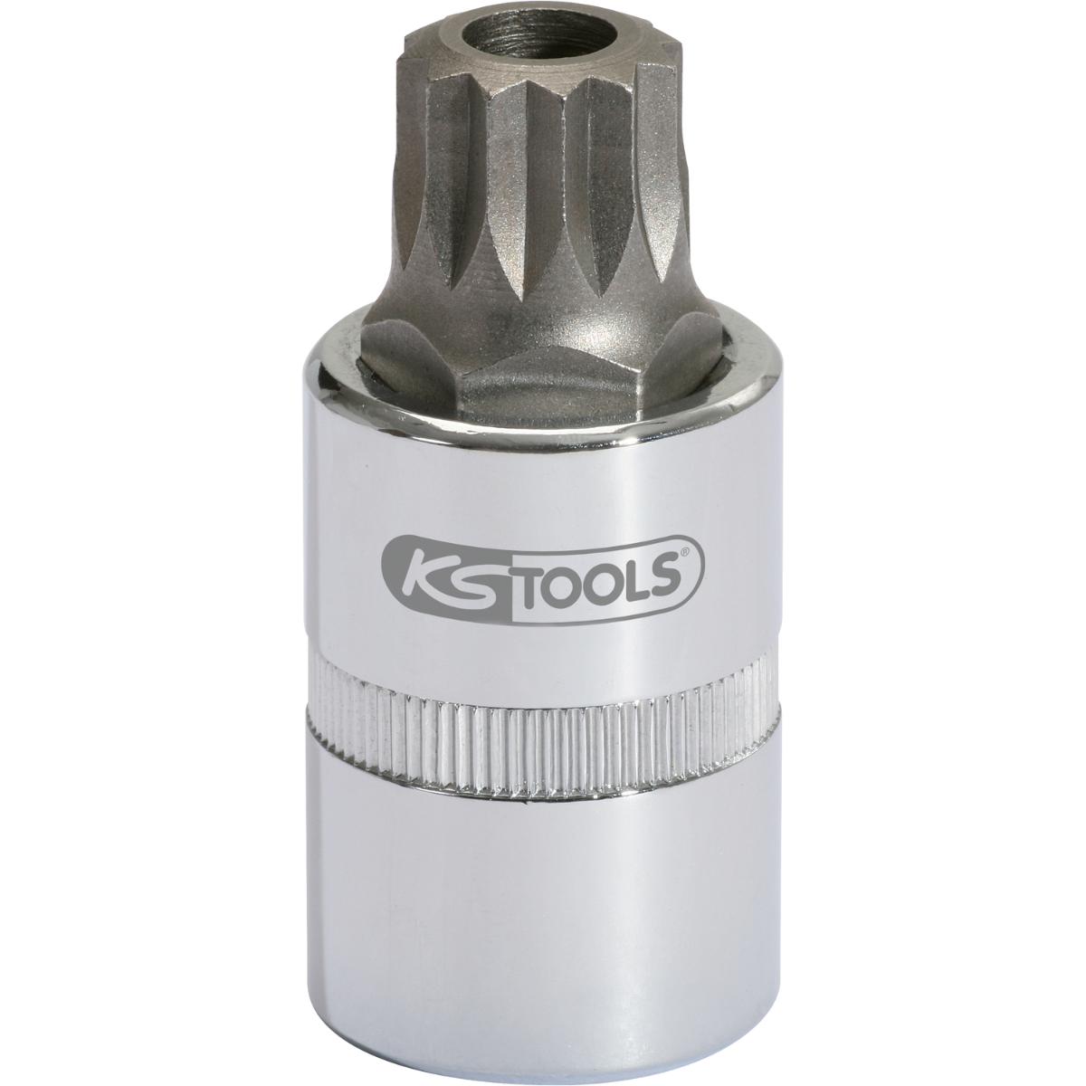 KS Tools KS Tools 1/2" Bit-Stecknuss XZN mit Stirnlochbohrung, M16, 110 mm