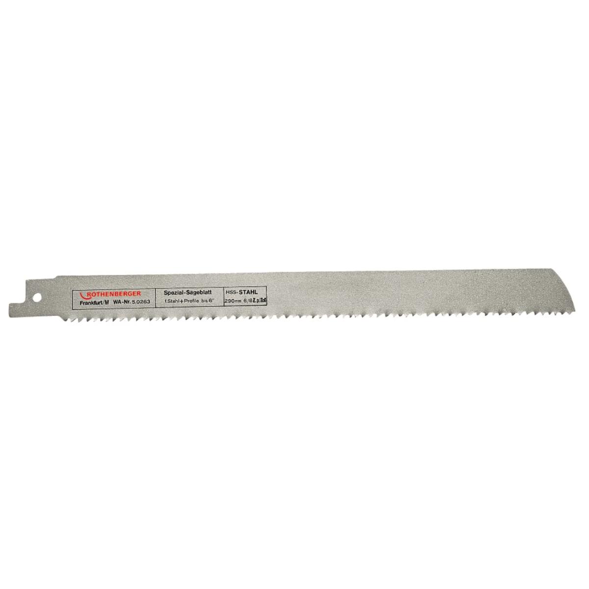 Rothenberger Spezial - Rohrsägeblatt 290x25x1,6