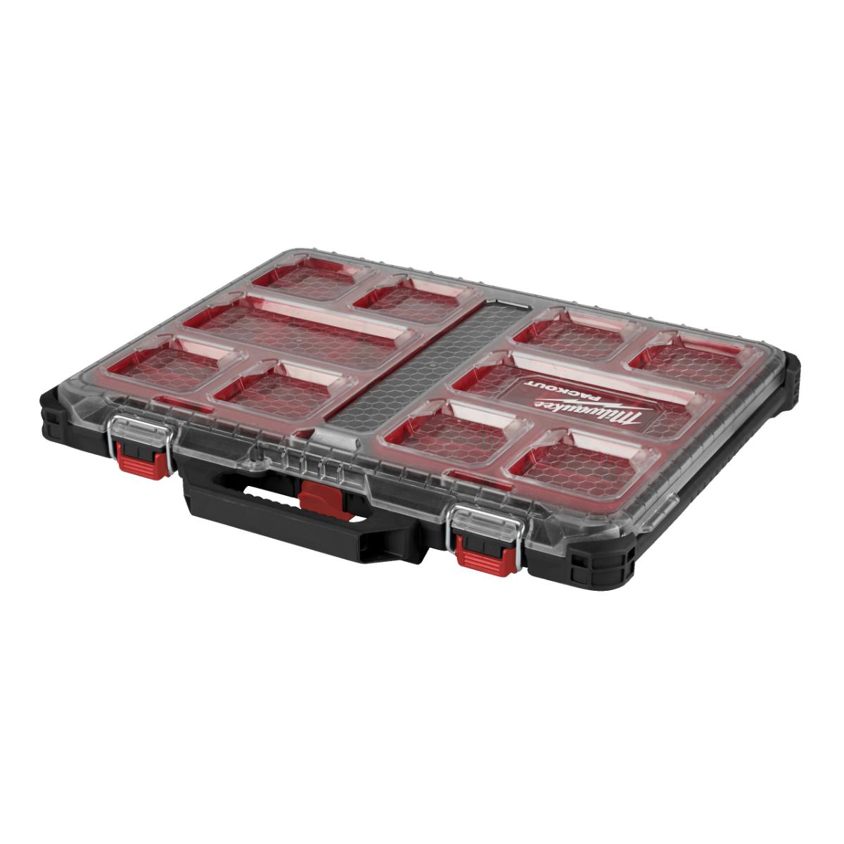 Milwaukee PACKOUT Organiser Slim, inkl. Sortierboxen Milwaukee PACKOUT Organiser Slim, inkl. Sortierboxen