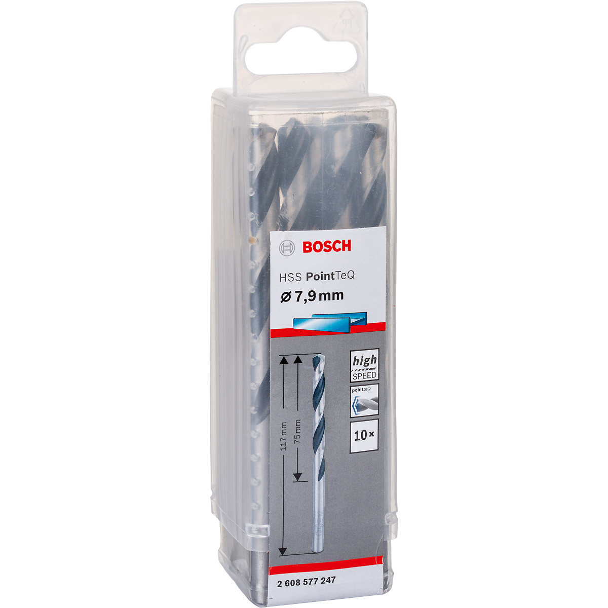 Bosch Metallspiralbohrer HSS PointTeQ, DIN 338