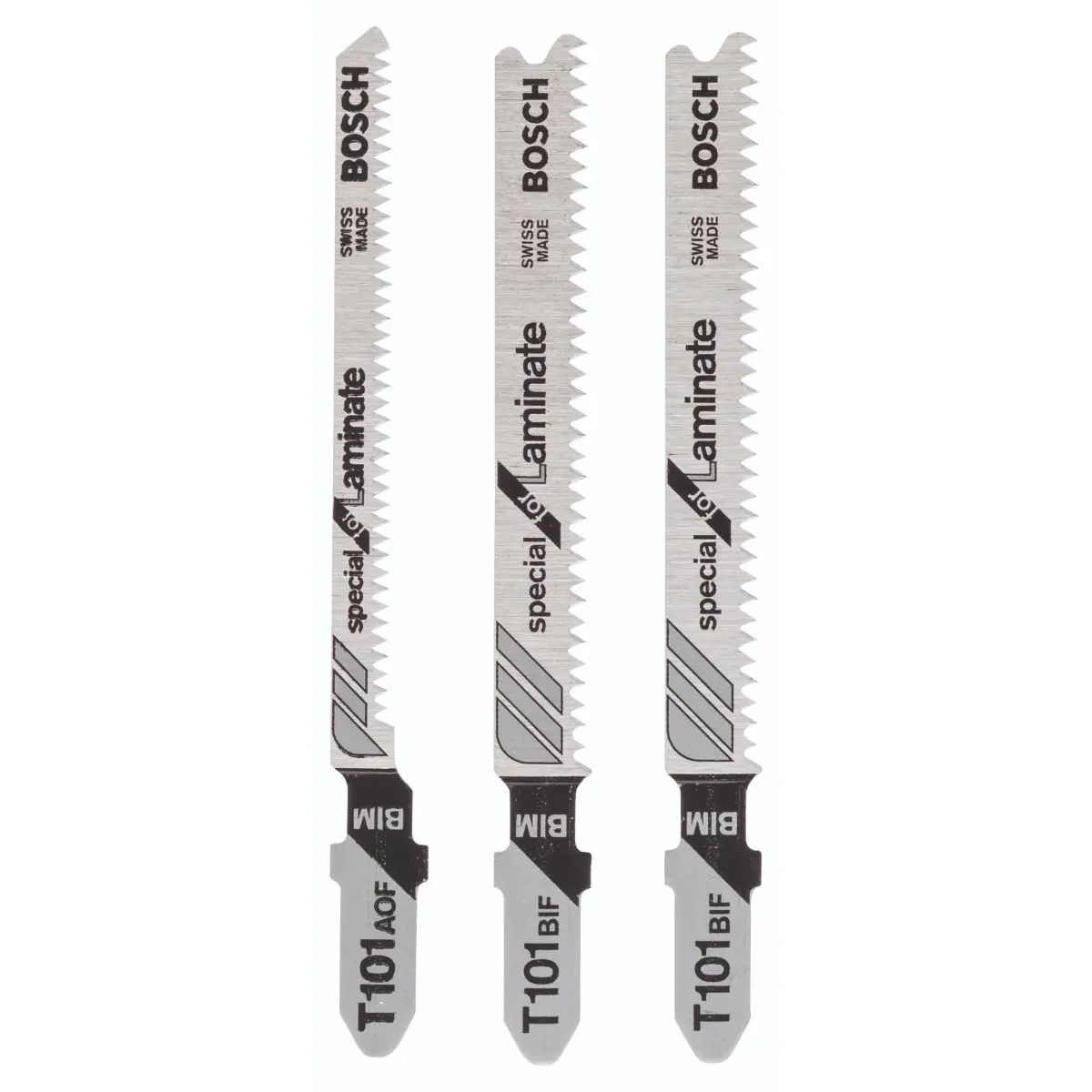 Bosch Stichsägeblatt-Set T-Schaft T 101 BIF (2x), T 101 AOF, 3-tlg.
