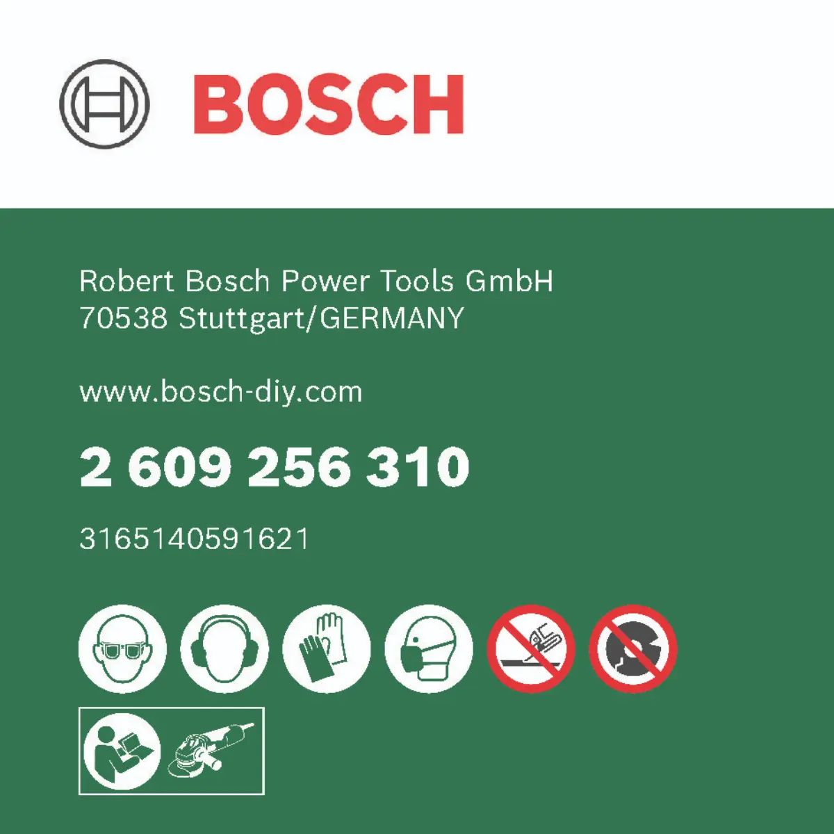 Bosch Trennscheibe gekröpft, Metall D= 115 mm