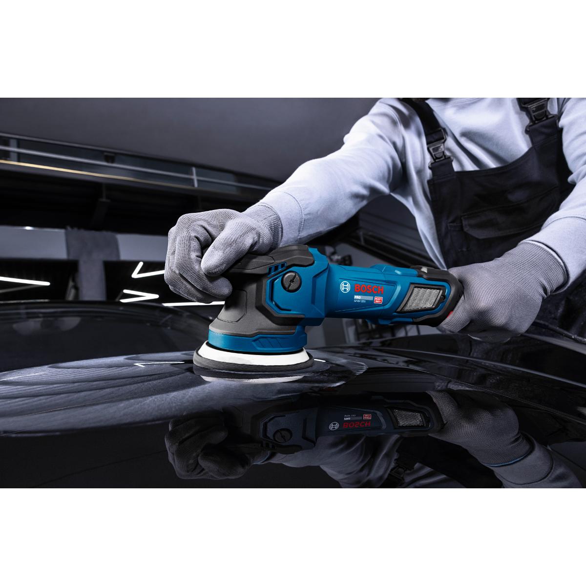 Bosch Polierer GPX9-125S, Schwamm 130 mm, Bosch Professional Werkzeugtasche