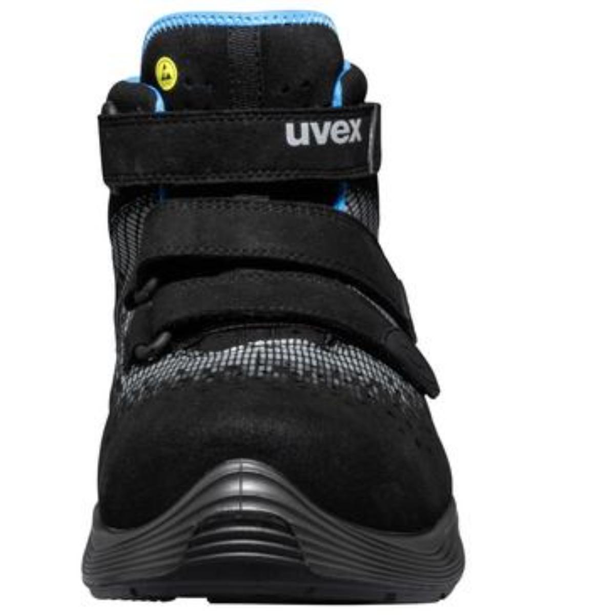 Uvex 1 G2 Sicherheitsschuh S1 Klettstiefel Weite 12