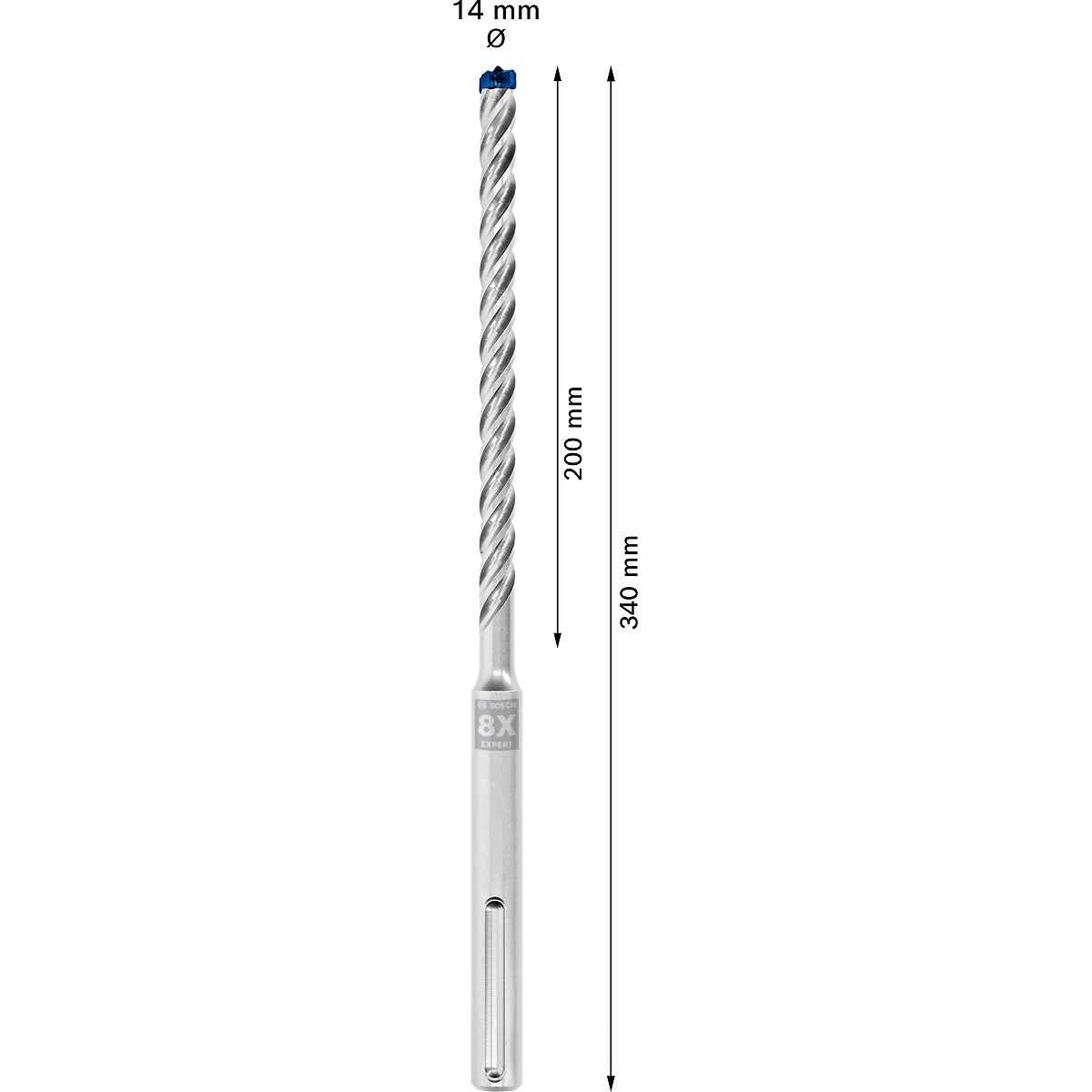 Bosch EXPERT SDS max-8X Hammerbohrer, für Bohrhämmer