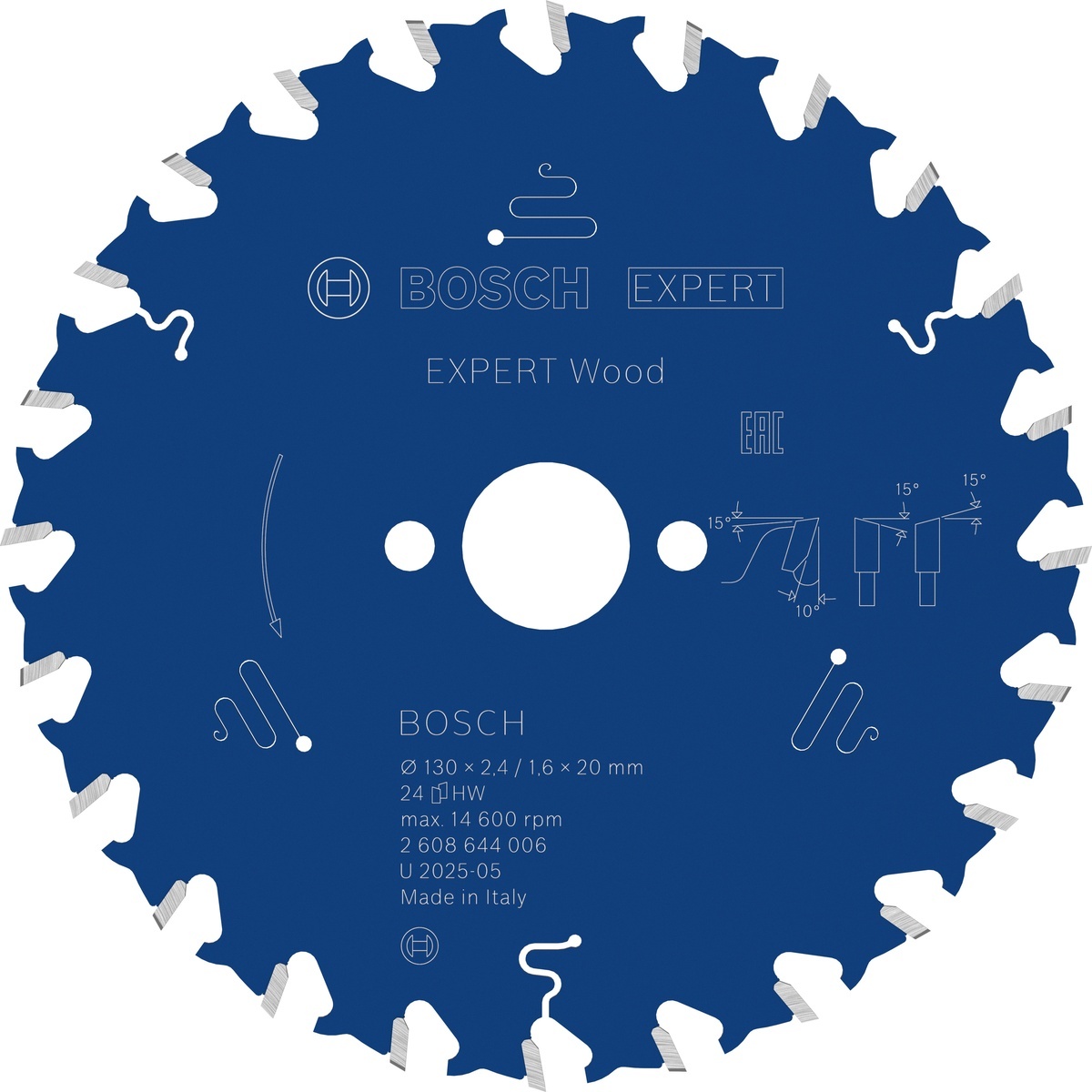 Bosch Kreissägeblatt Expert for Wood ø 130 mm