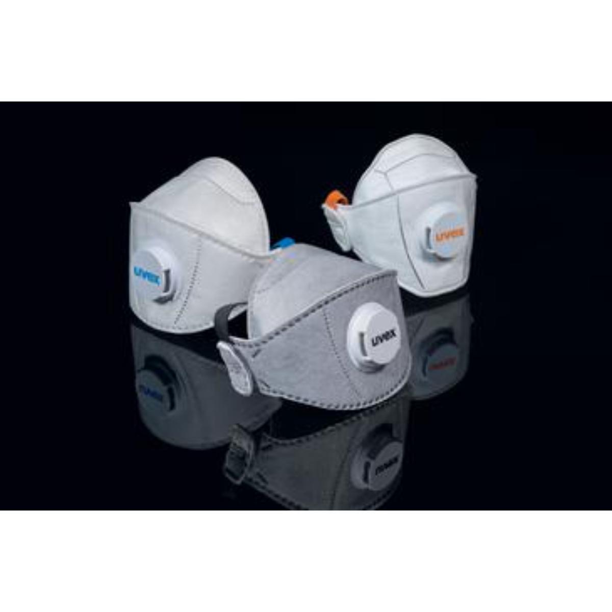 Uvex silv-Air premium 5210+ Atemschutzmaske FFP2 - 15 Stück