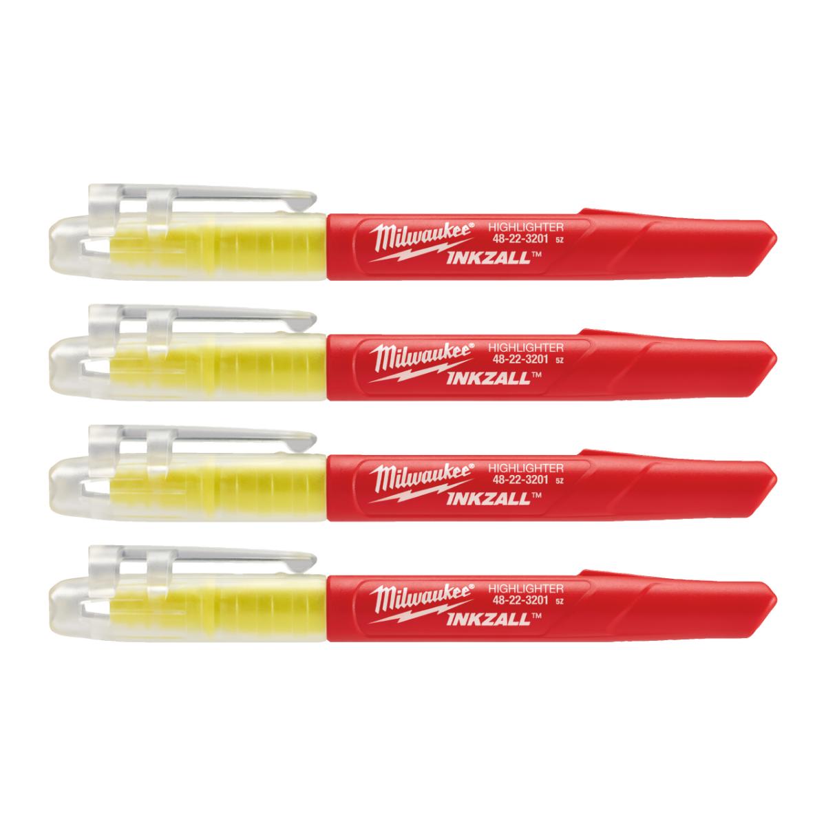Milwaukee - INKZALL™ Leuchtmarker - 5 Stück