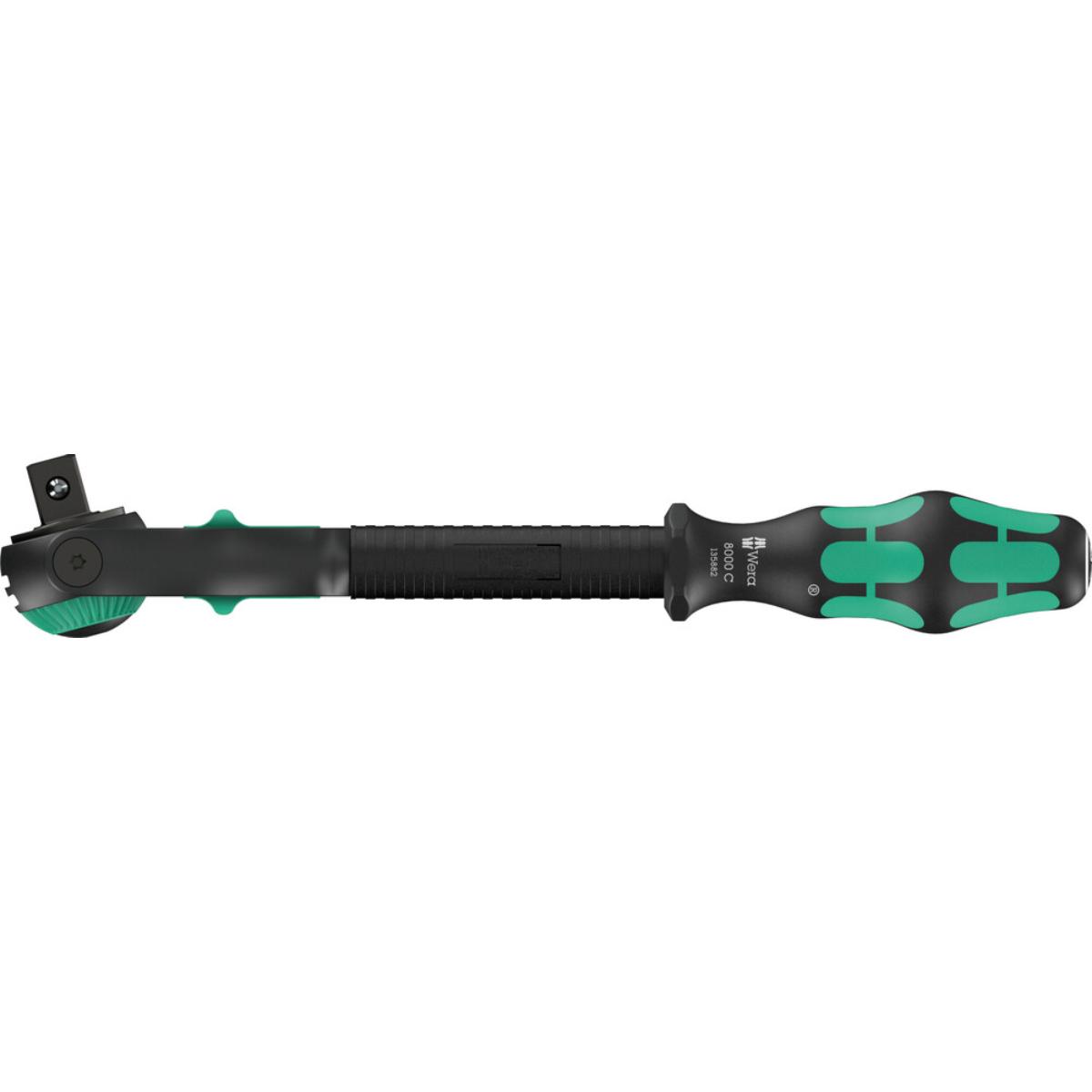 Wera 8000 C Black Edition Zyklop Speed-Knarre mit 1/2 zoll-Antrieb, 1/2 zoll x 277 mm