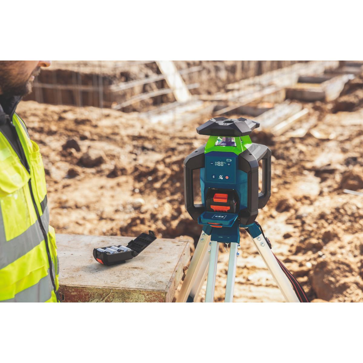 Bosch Rotationslaser GRL18V-4-34CVG, 1 x Akku ProCORE18V 4.0Ah