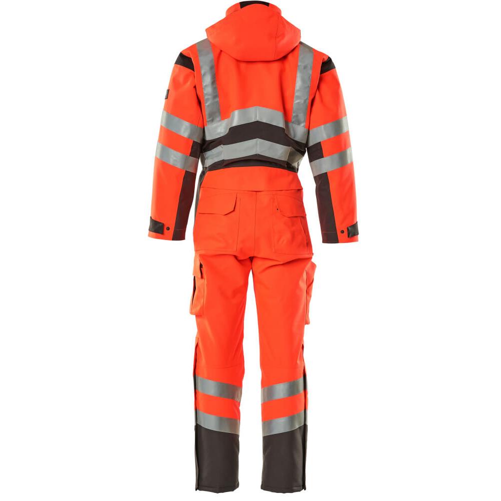 MASCOT Safara Winteroverall SAFE YOUNG Hi-vis Rot / Dunkelanthrazit