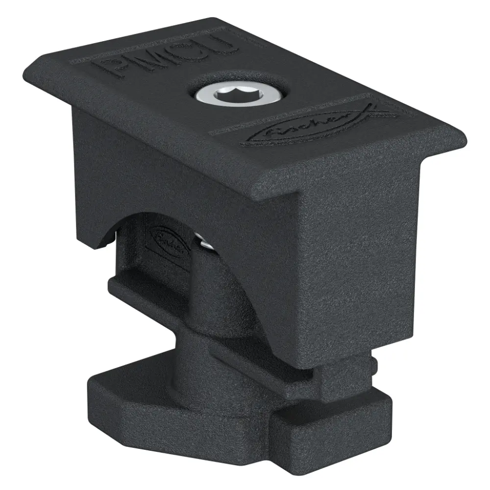 Fischer Mittelklemme vormontiert universal PM C U 30-50 AL sw