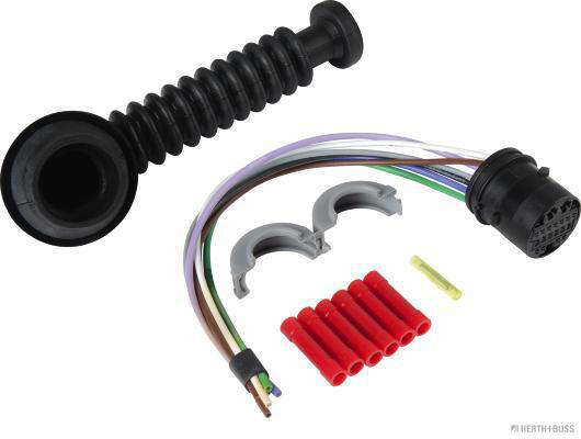 HERTH&BUSS Kabelreparatursatz, Tür, Passend für Opel Corsa D, hinten