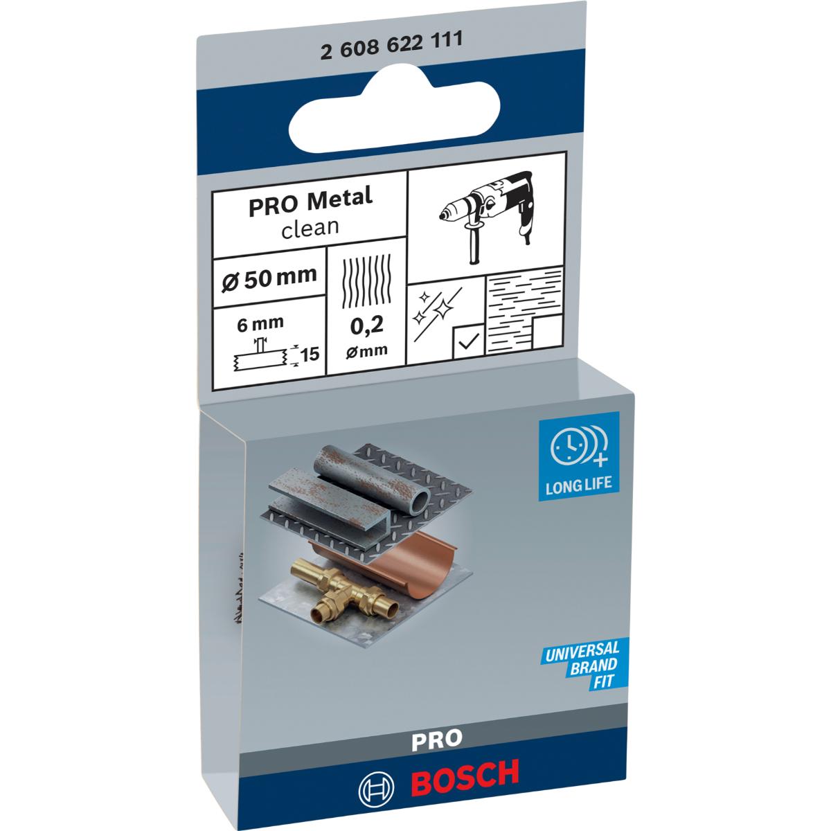 Bosch PRO Scheibenbürste, gewellt, 4500 U/min, 0,2mm Drahtstärke