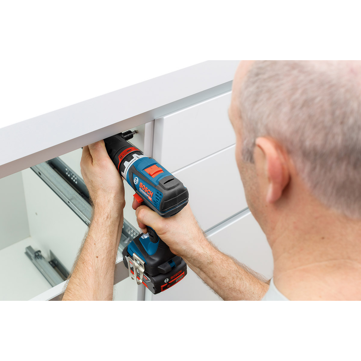 Bosch Akku-Bohrschrauber GSR 18V-60 FC, Solo Version, L-BOXX