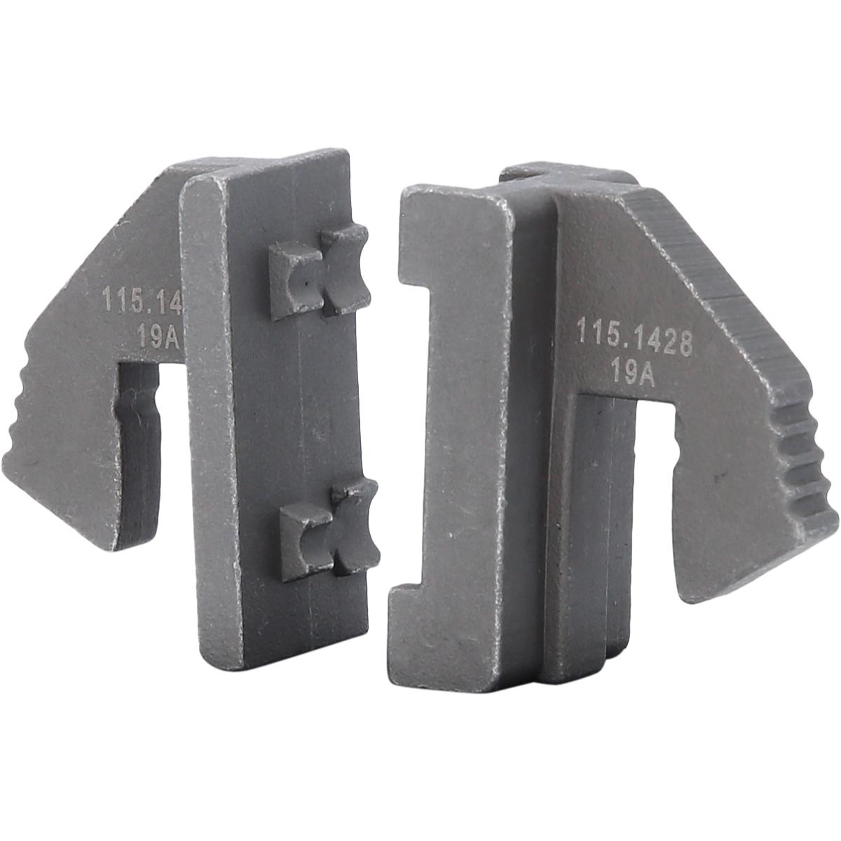 Crimp-Einsatz für isolierte Winkel-Flachsteckhülsen