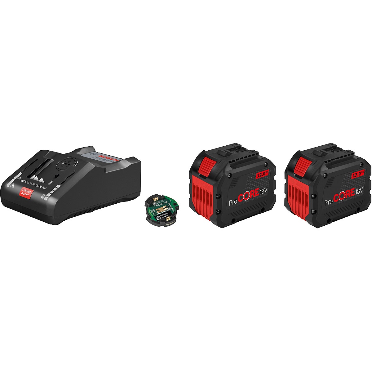 Bosch Starter-Set 2 x ProCORE18V 12.0Ah + GAL 18V-160 C + GCY 42