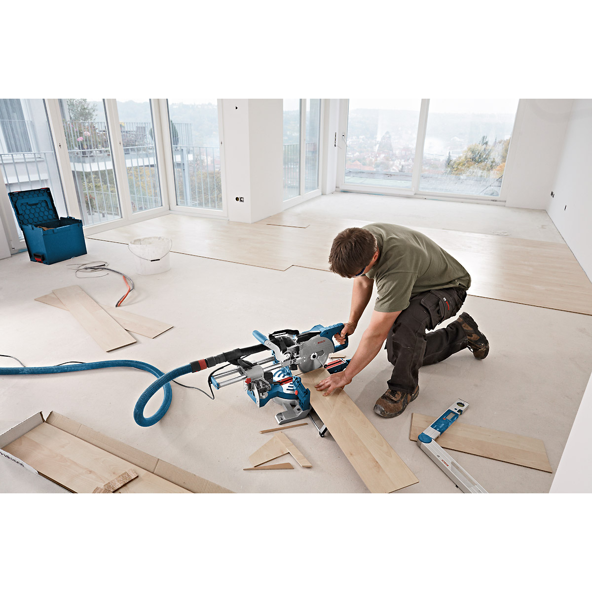 Bosch Paneelsäge GCM 8 SJL, mit Kreissägeblatt 216 x 30 mm