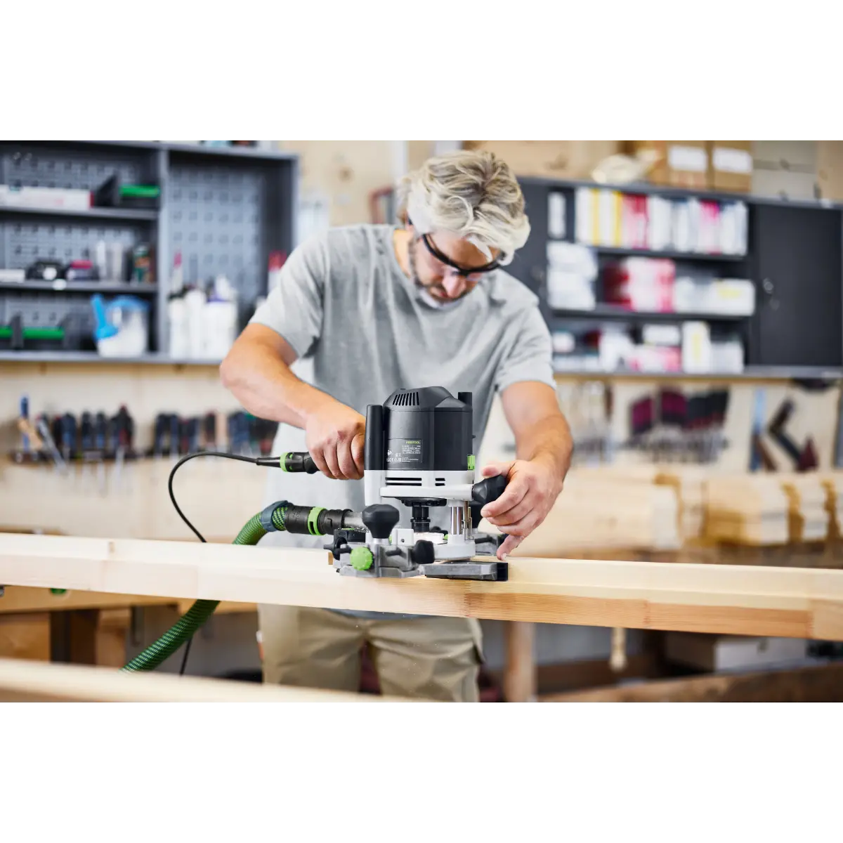 Festool Absaughaube mit Lichtmodul LM-OF 1400