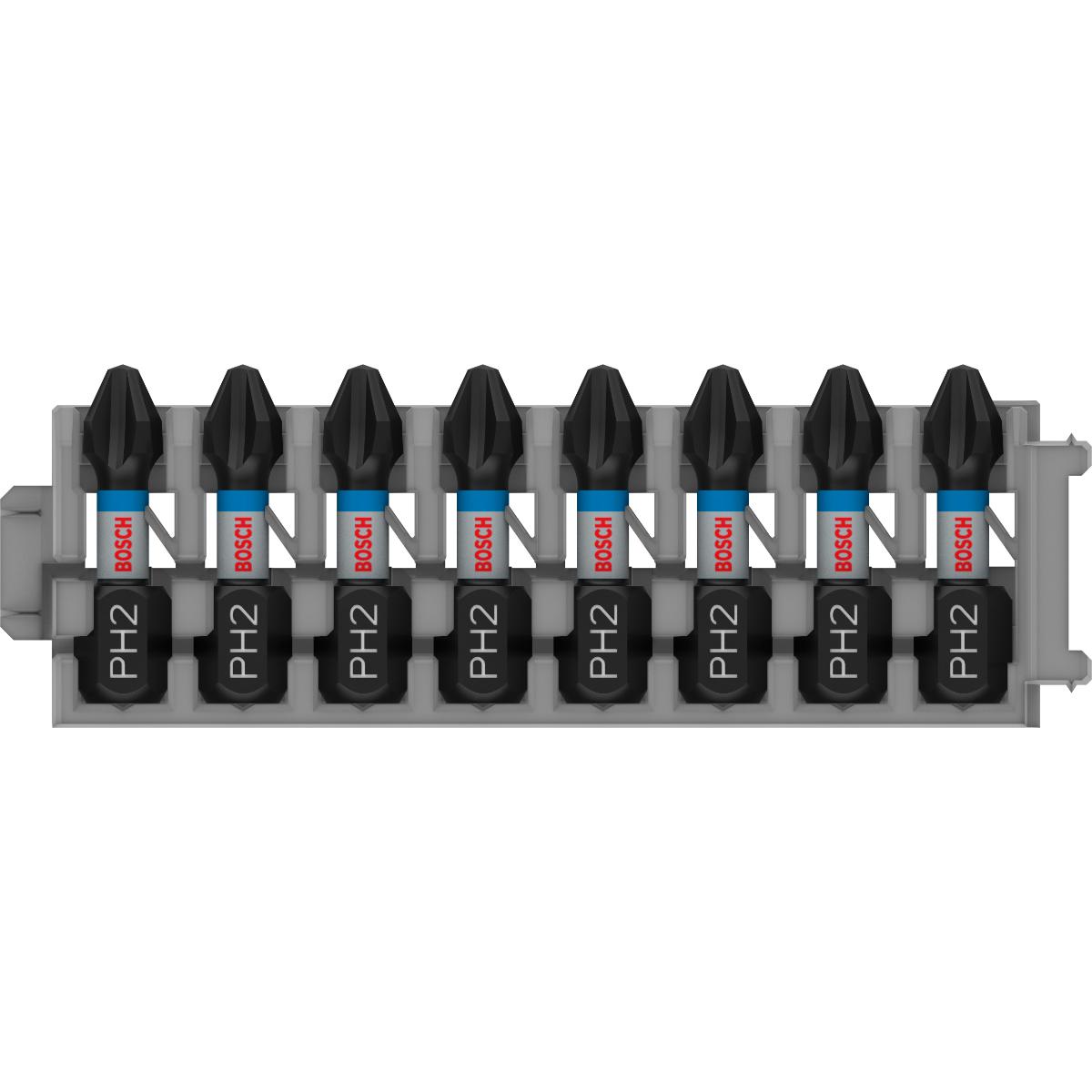 Bosch PRO Schrauberbit-Set Impact Control, 8-teilig, 8 x PH2, 25 mm