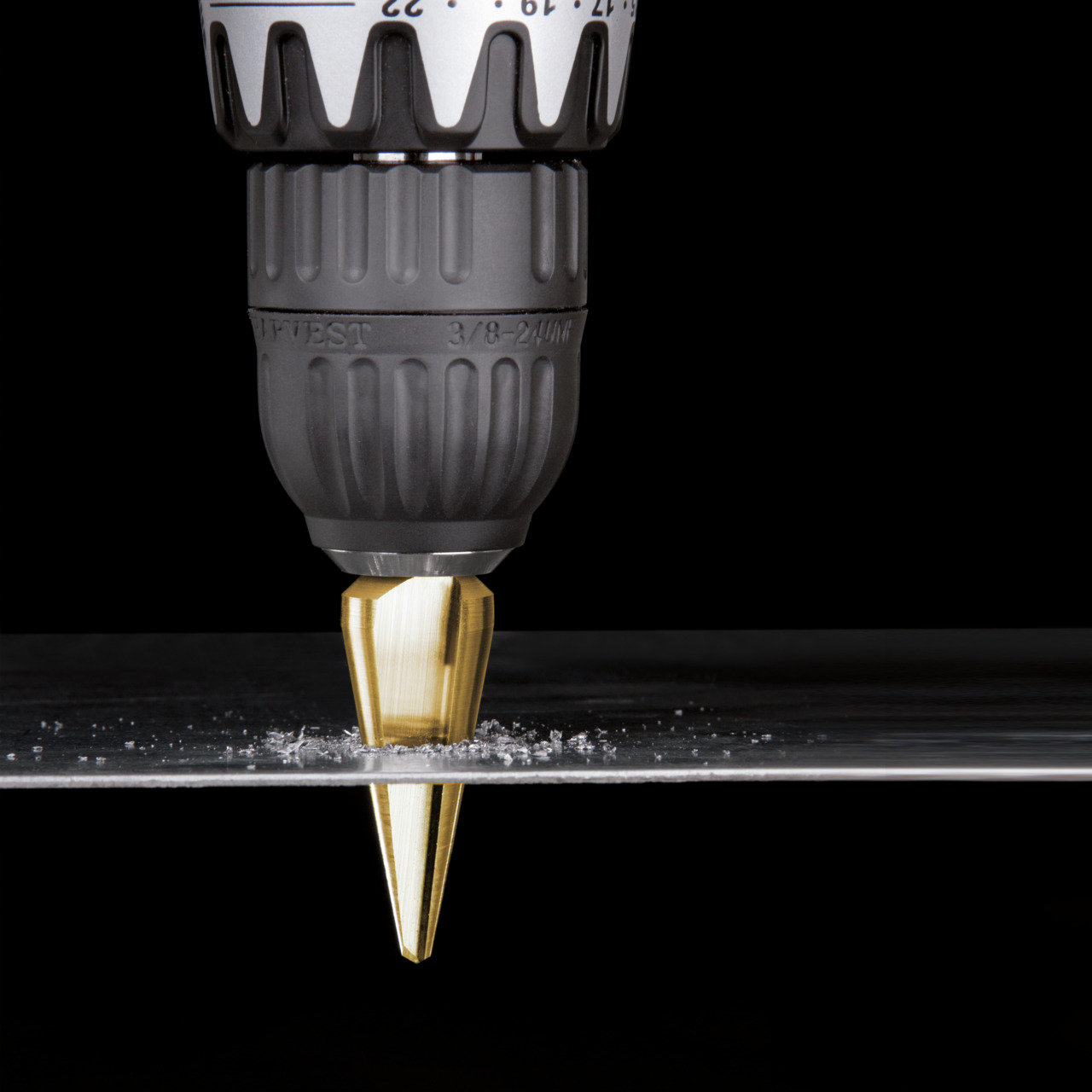 RUKO Blechschälbohrer-Satz HSS TiN CBN-geschliffen mit Kreuzanschliff - 4-tlg.