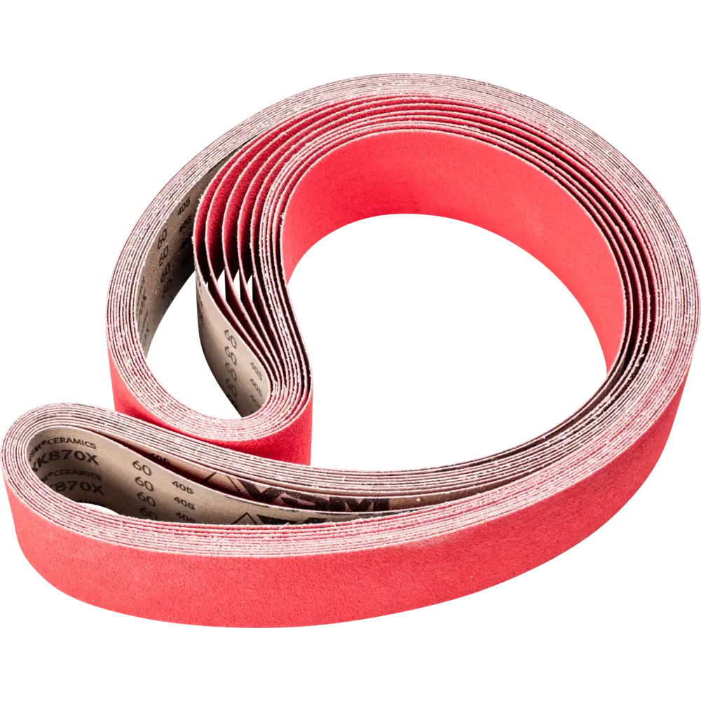 PFERD TOOLS Keramikkorn Schleifband BA für Edelstahl-Schliff mit Bandschleifer Langband