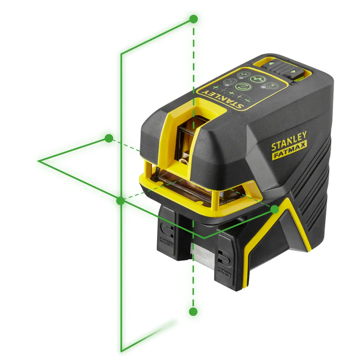 STANLEY FATMAX Linien- und 5-Punkt-Kombi-Laser mit integriertem Li-Ion Akku, grün