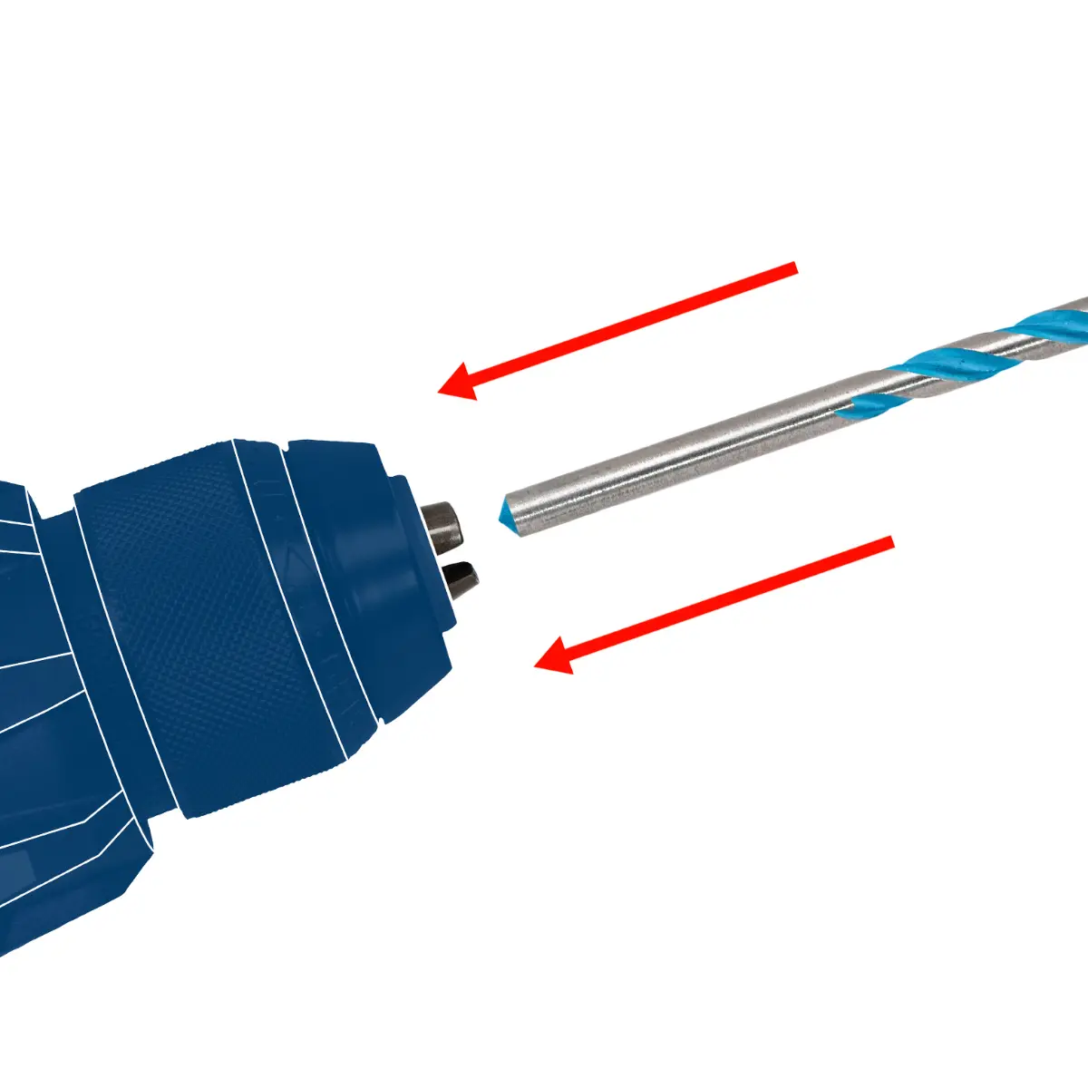 Bosch PRO Zentrierbohrer für Bohrkronen, 8 x 120 mm