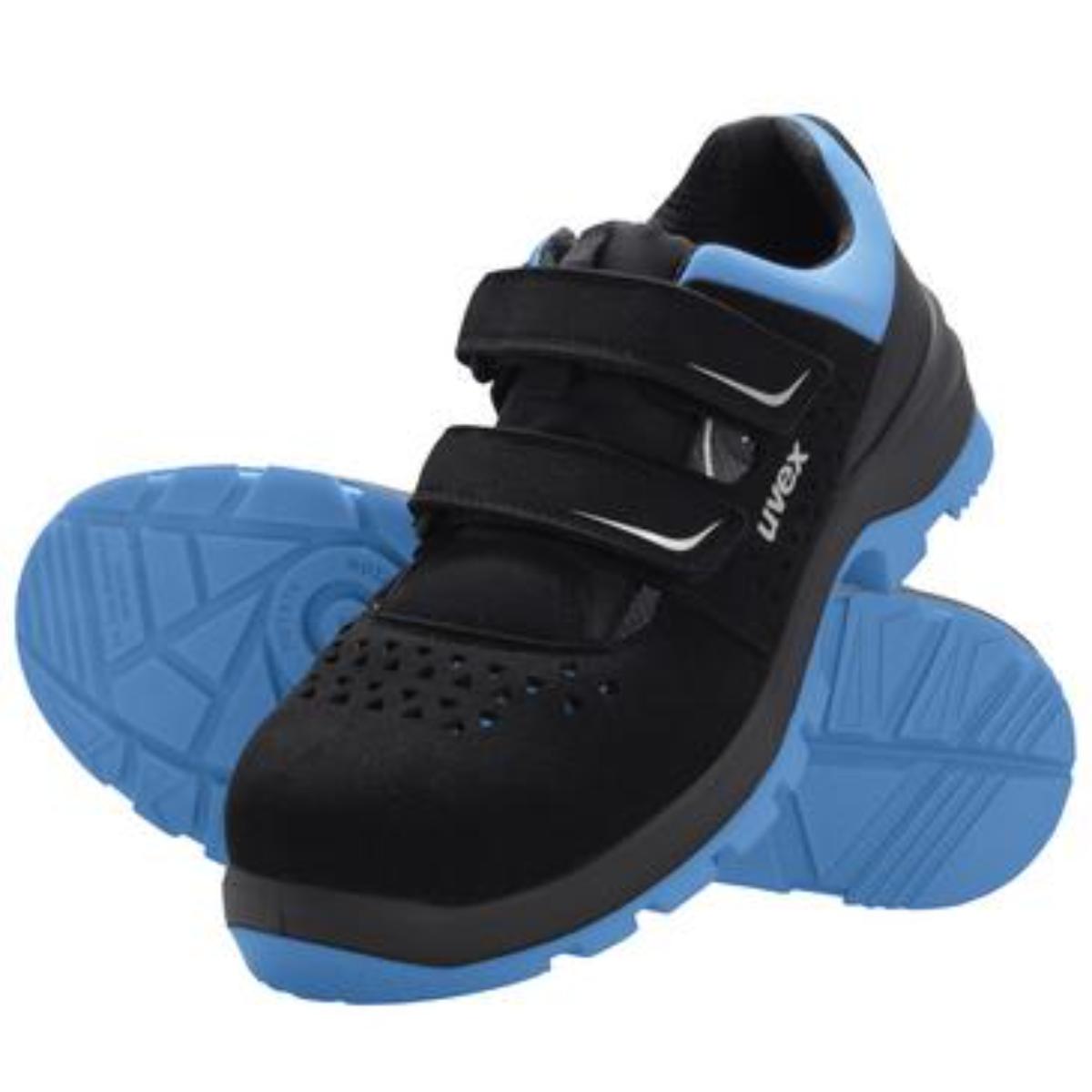9553835uv uvex 2 xenova Sicherheitsschuh S1 Sandale gelocht