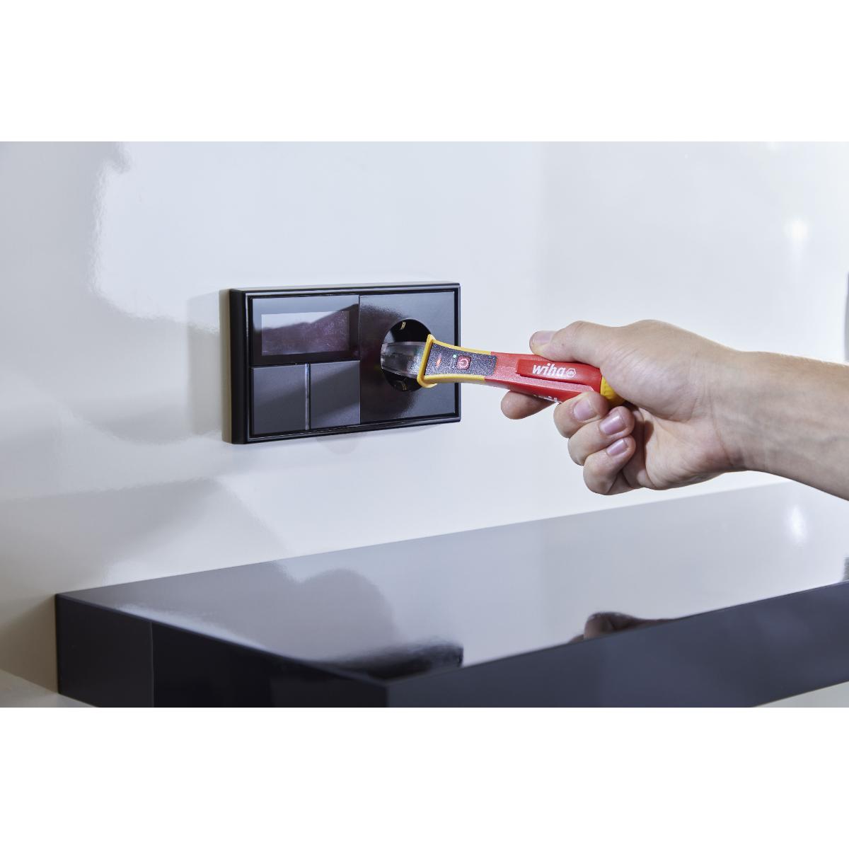 Wiha Spannungsprüfer Volt Detector berührungslos, einpolig, 90 – 1.000 V AC mit 2x AAA-Batterien