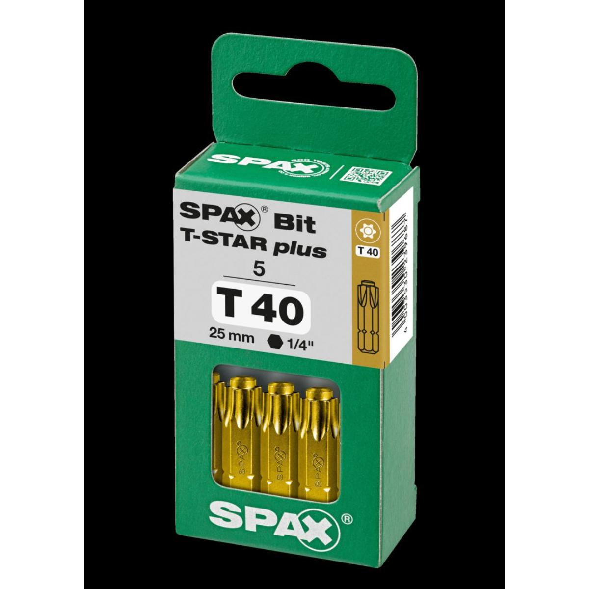 SPAX Bit T-Star Plus T40 25mm
