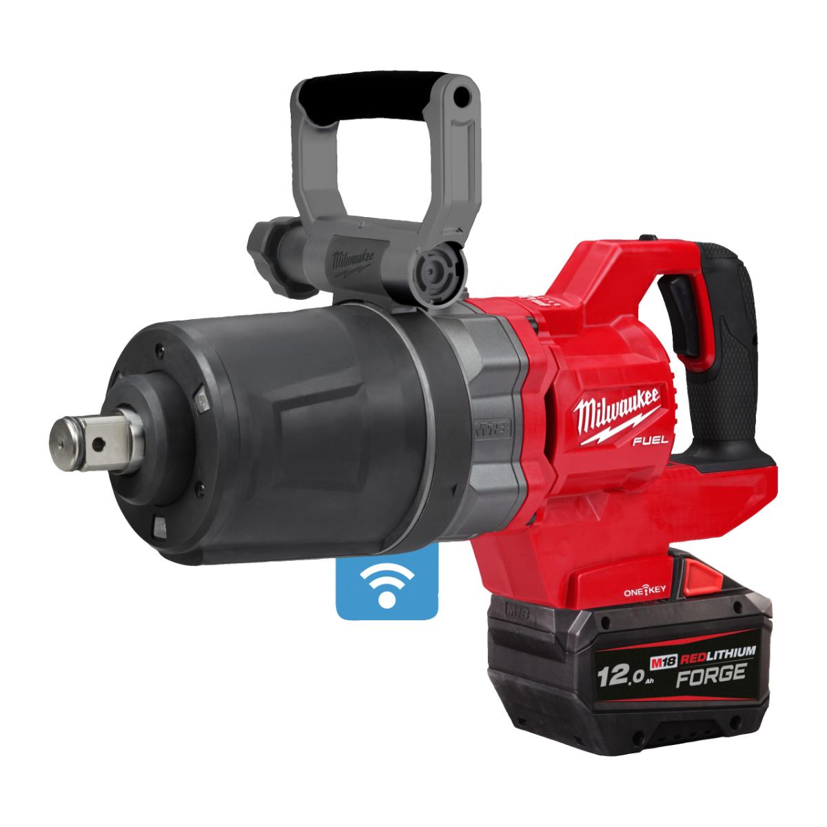 Milwaukee ONE KEY Akku-Schlagschrauber D-Griff 1" Vierkant Sprengring M18 ONEFHIWF1DS-121C