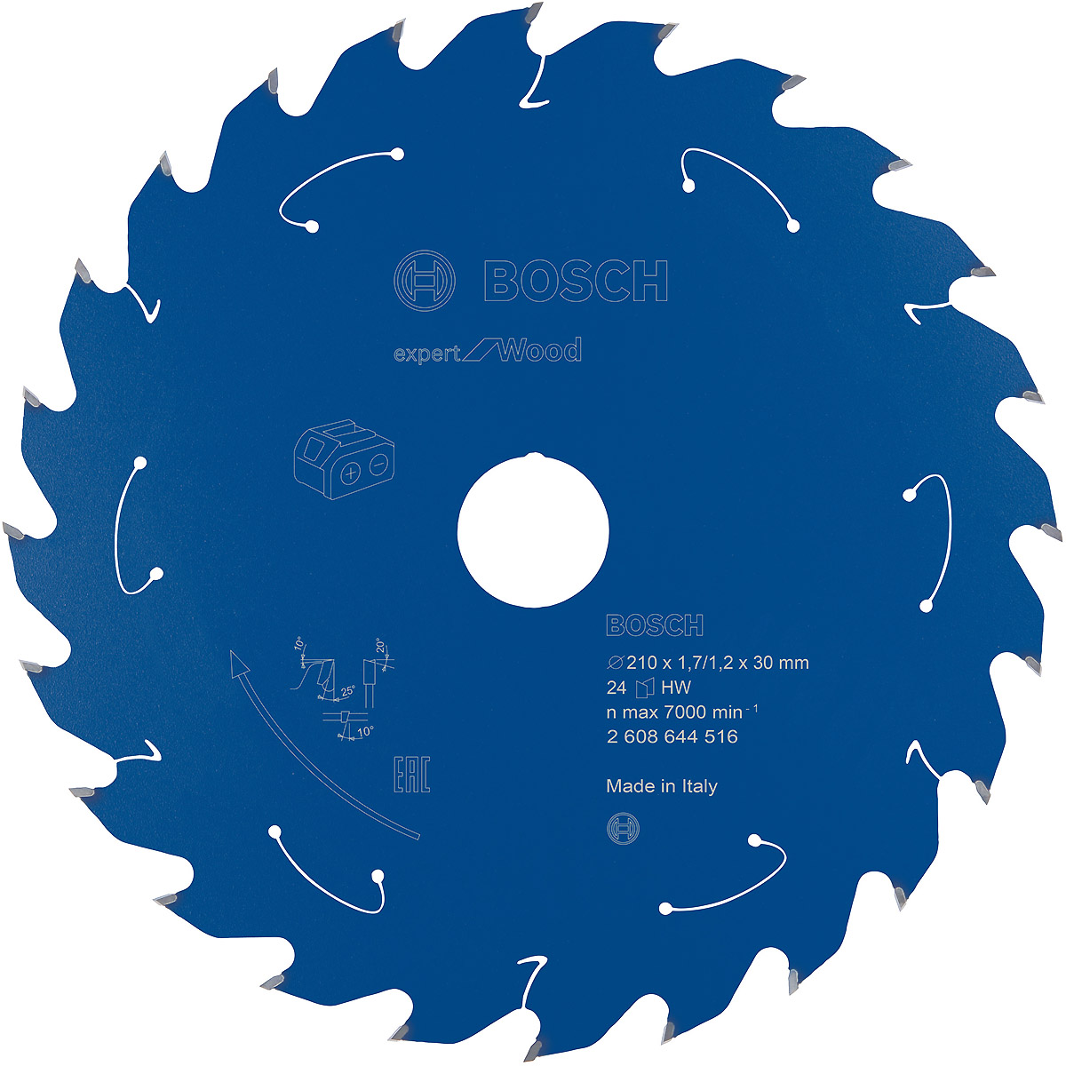 Bosch Akku-Kreissägeblatt Expert for Wood ø 210 mm