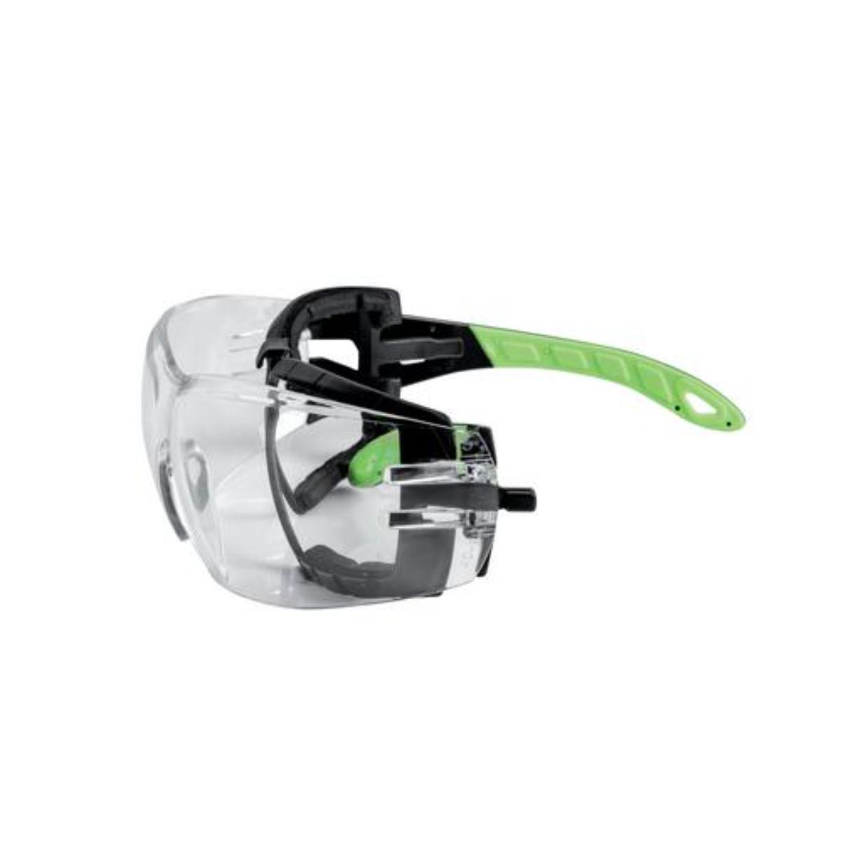 uvex Bügelbrille pheos schwarz, grün