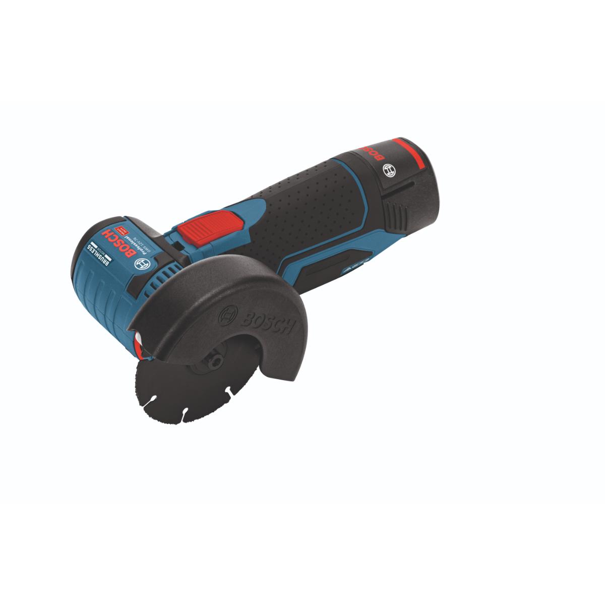 Bosch Combo Kit Set mit 2 12V-Werkzeugen: GSR 12V-15/GWS 12V-76, 2x Akku GBA 12V 2.0Ah