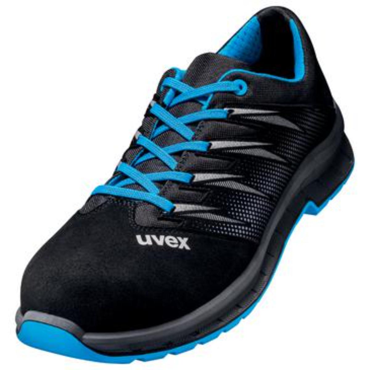 uvex 2 trend Sicherheitsschuh Halbschuhe S2 blau-schwarz